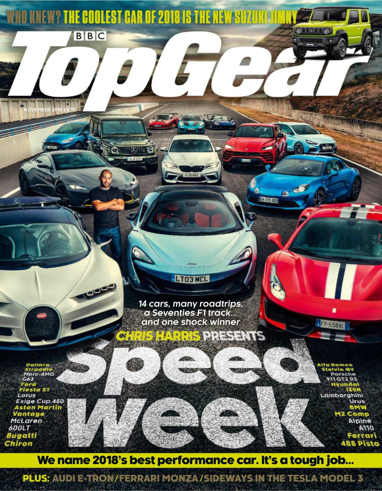 BBC Top Gear BBC疯狂汽车秀杂志 NOVEMBER 2018年11月刊